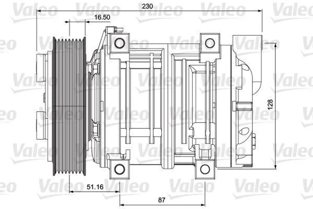 Compresseur de climatisation VALEO 716658 - Fini les bruits de clim