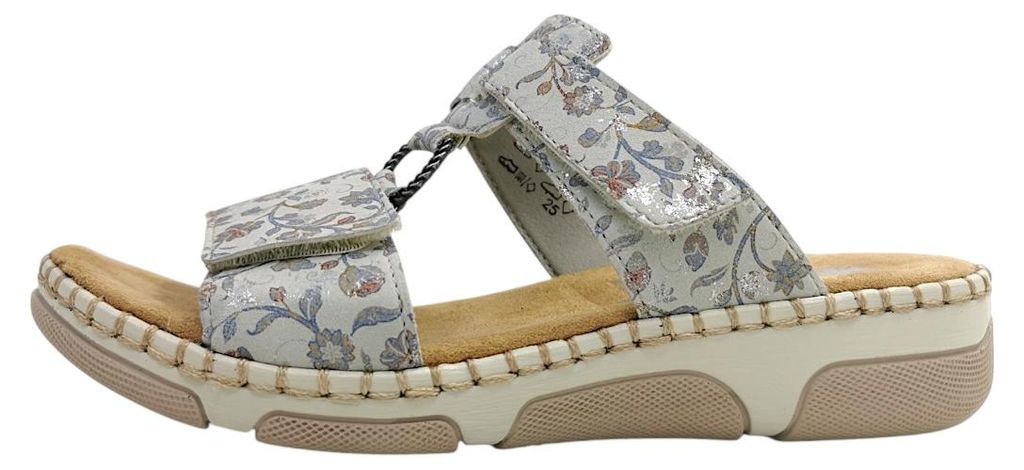 Rieker Damenschuhe Sandalen Bequem Pantolette Mehrfarbig Freizeit, Schuhgröße:36 EU