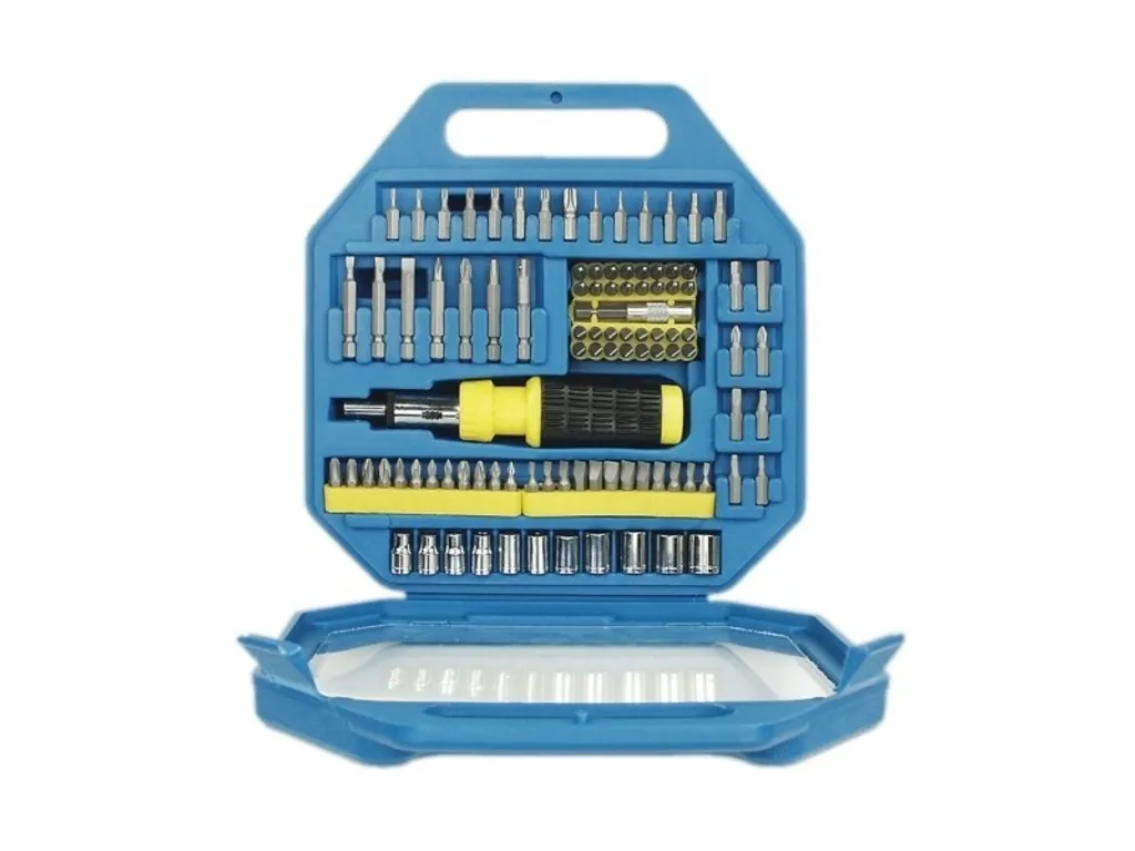 Brüder Mannesmann Jeu de vis et d'embouts 101 pcs - Coffret complet M29711