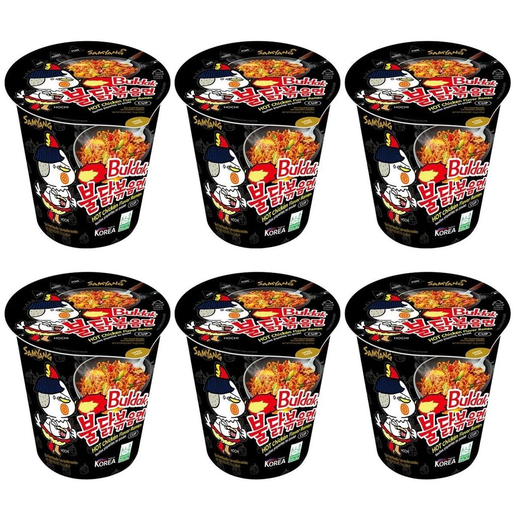 SAMYANG Instant Noodles Hot Chicken 70g 6er Pack Produktbild 