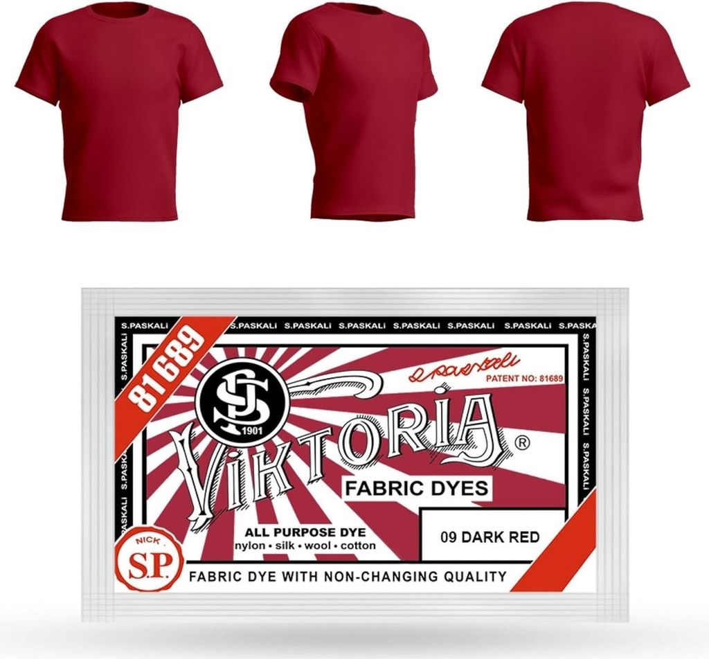 VIKTORIA Textilfarbe waschmaschinenfest (59 FARBEN) - stofffarbe, färbemittel textilien, stofffarben waschfest, textil farbe, kleidung färben