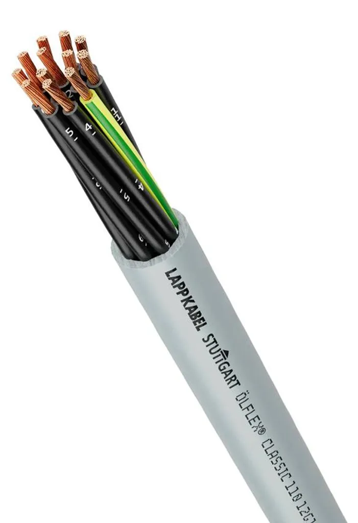 Câble de Commande 12 Conducteurs 12G0,75 mm² Blindé PVC Gris 10m - 9