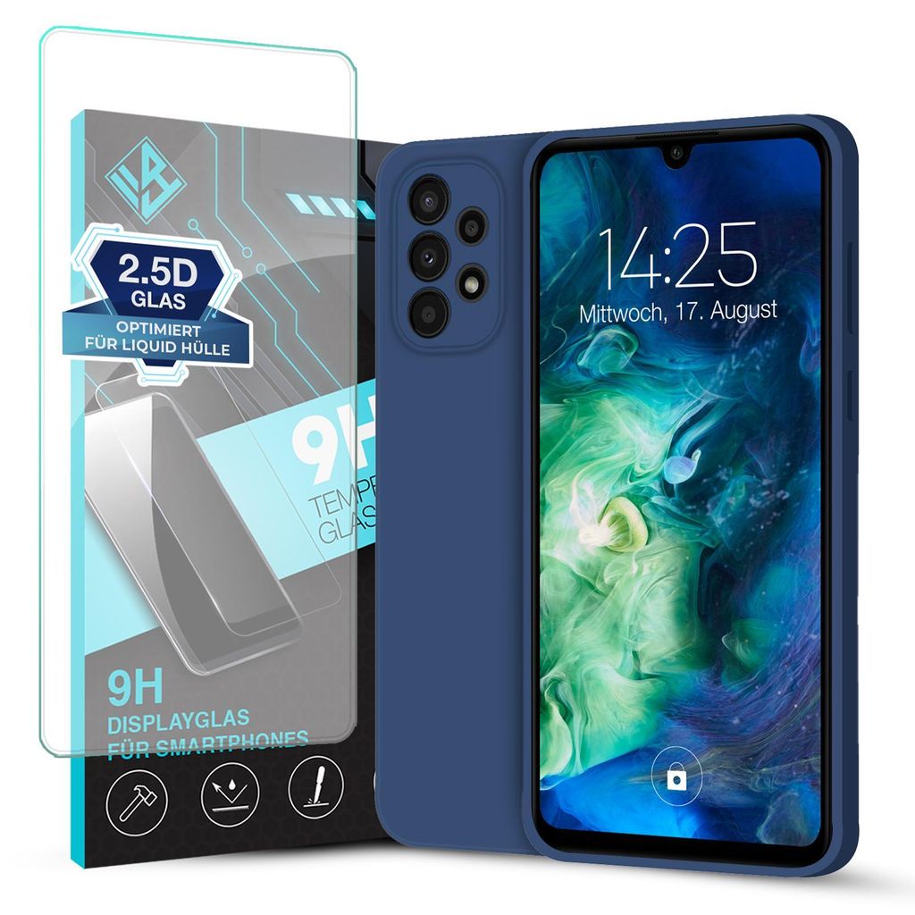 Hülle für Samsung Galaxy A23 5G mit 9H Displayglas Produktbild 