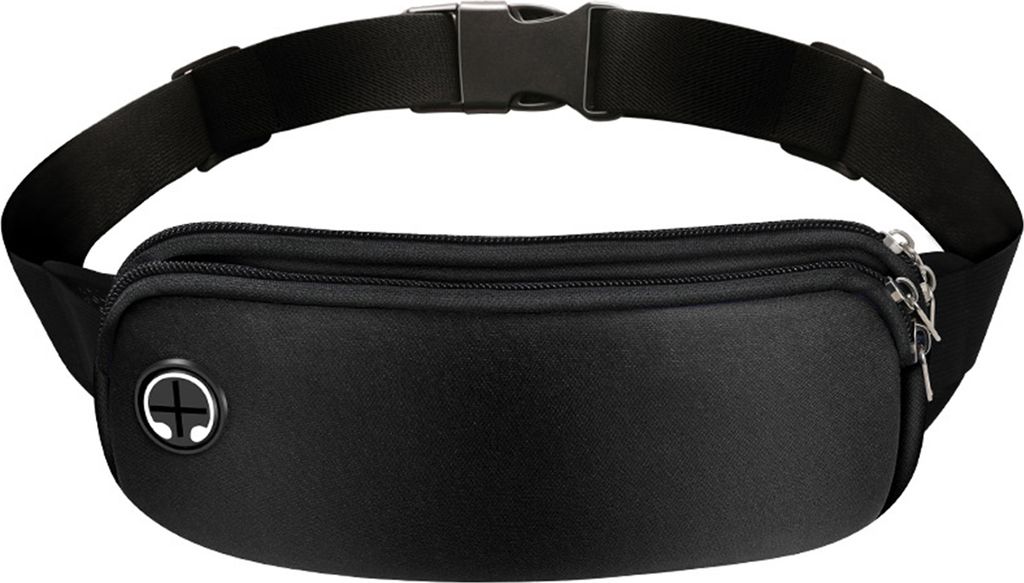 Uni-Gürteltasche, wasserdichte Handytasche, elastisch, verstellbarer Hüftgurt, atmungsaktives Mesh-Design, Reißverschluss, Kopfhörerloch, Outdo...