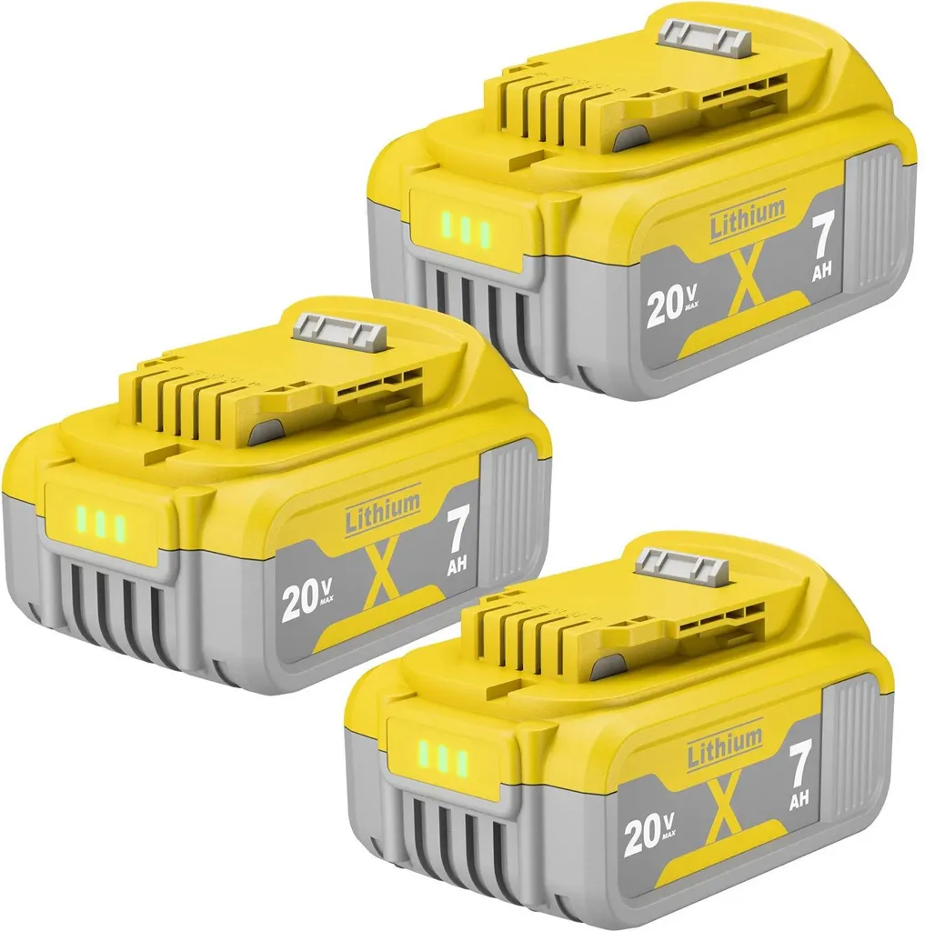 Batterie 20V 7000mAh Lithium pour travaux intensifs et longue durée