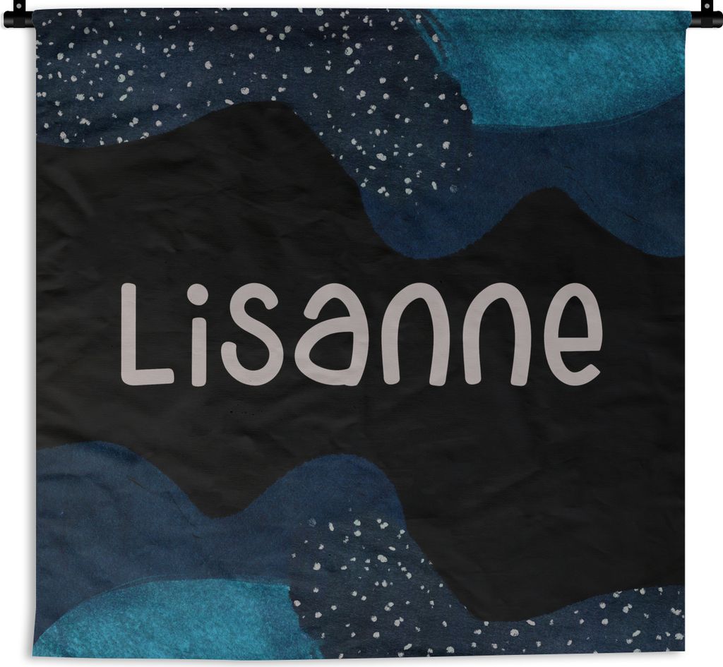 MuchoWow Wandteppich Wandbehang Lisanne - Pastell - Mädchen 150x150 cm Tapisserie Dekoration Wandtuch - Wohnaccessoires - Modernes