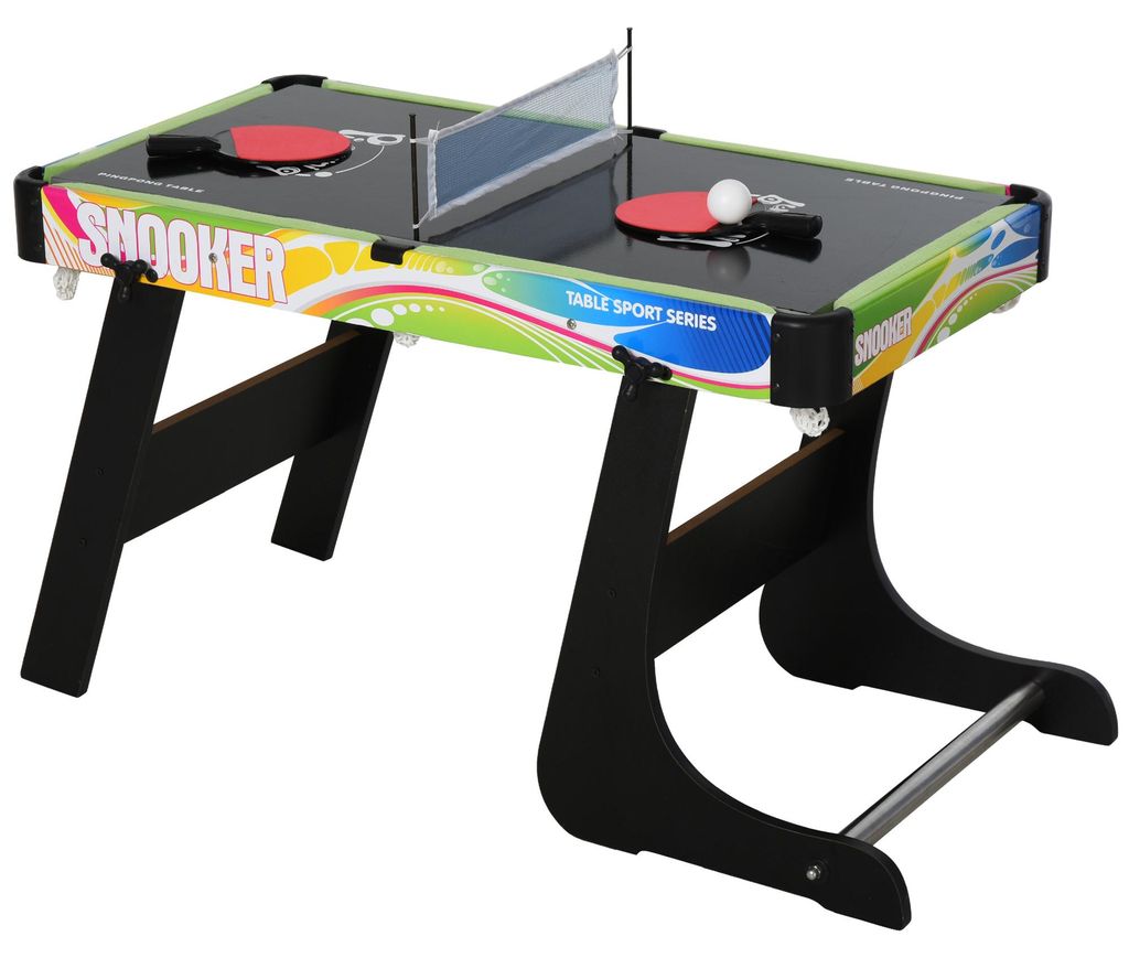 HOMCOM 4-in-1 Multi Spieltisch Multifunktionstisch mit Produktbild 