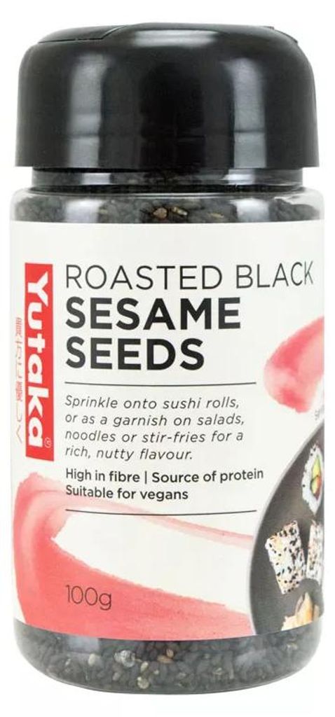 Yutaka Schwarze geröstete Sesamsamen 100g Produktbild 
