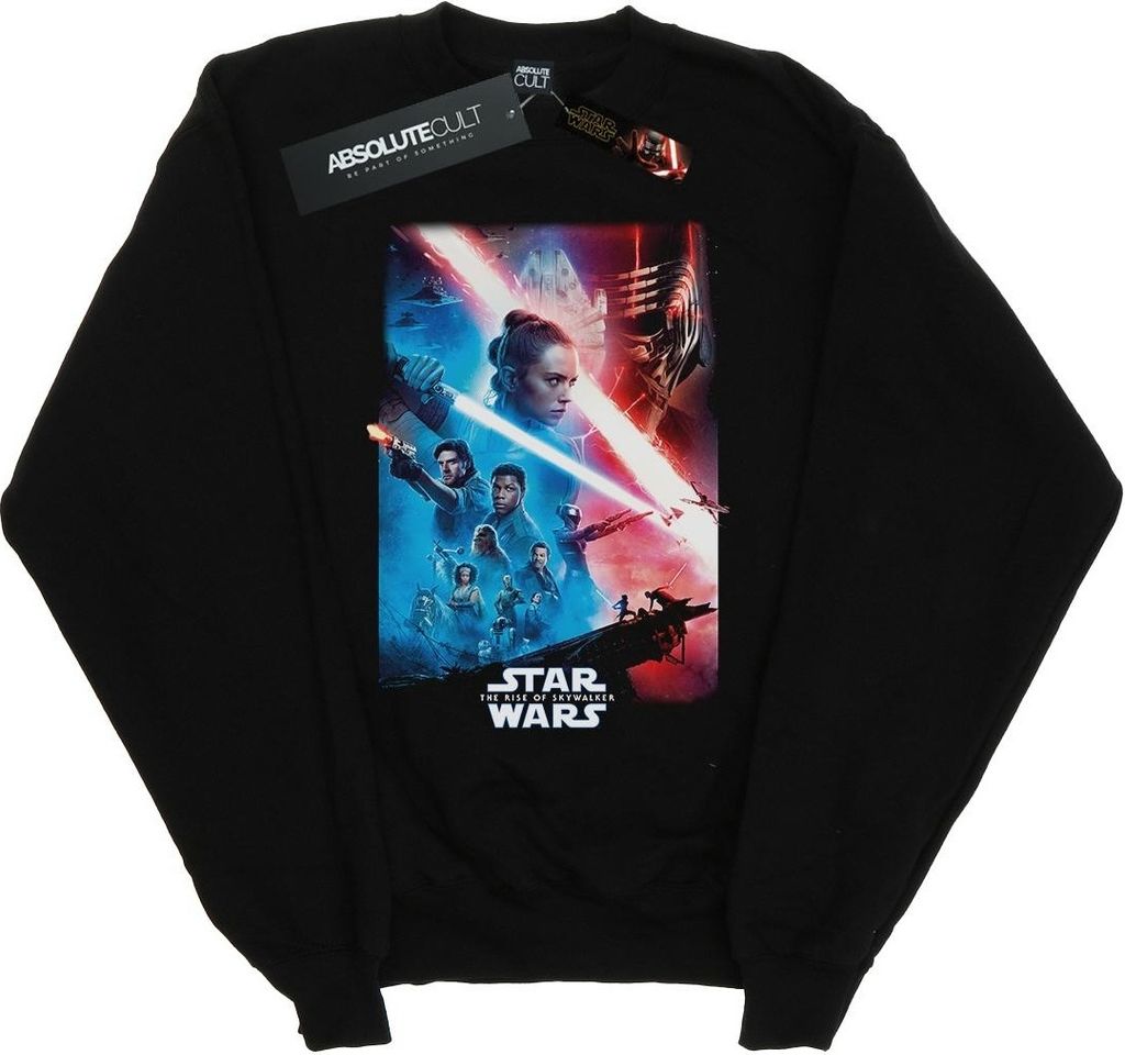 Star Wars - "The Rise Of Skywalker" Sweatshirt für Herren BI46942 (S) (Schwarz)