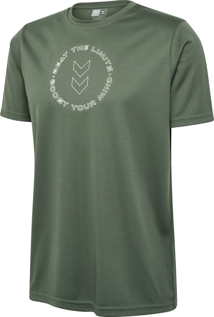 Hummel hmlTE BOOST T-SHIRT CLIMBING IVY XL