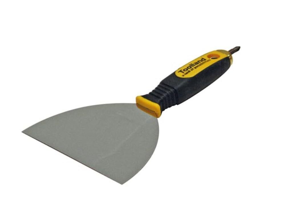 Toolland Spachtel, mit Bit, rostfreier Stahl, 150 mm