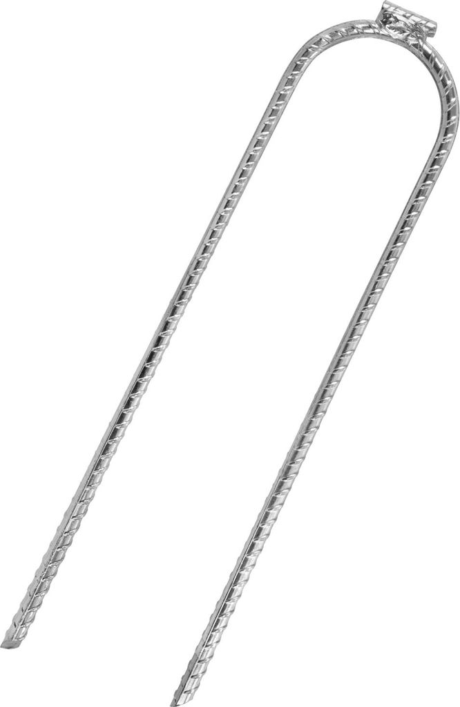 U-Profil Bodenanker 1 Stk. 30 cm verzinkter Stahl Zelthering U-Hering Camping Hering stabil sturmfest Erdnagel Erdanker für Zelt Bodenplane Vorzel...