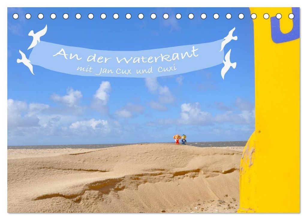 An der Waterkant mit Jan Cux und Cuxi (Tischkalender 2027 DIN A5 quer), CALVENDO Monatskalender