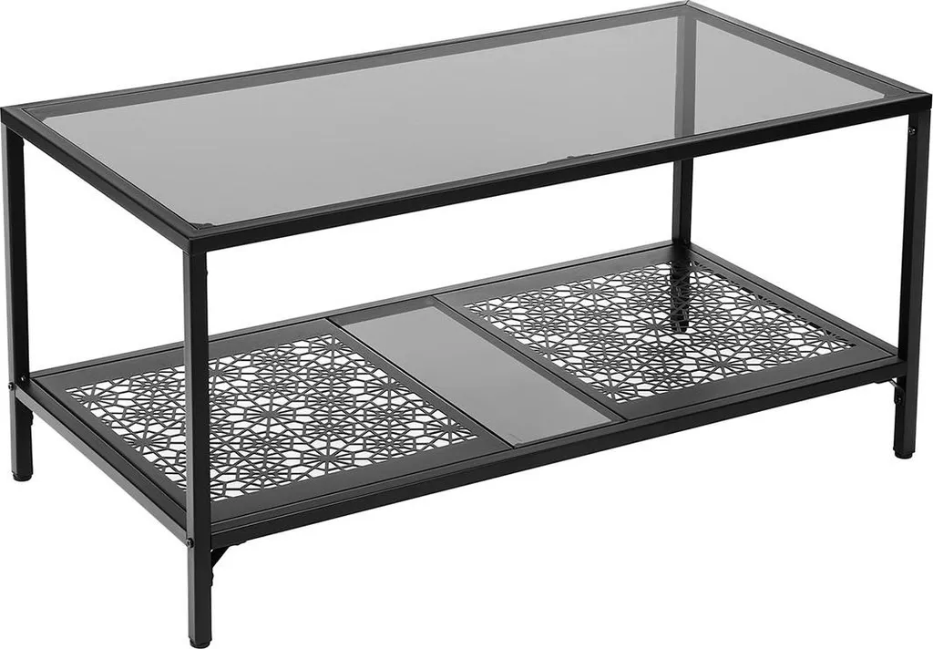 Table basse verre motif floral : finissez-en avec les meubles ternes