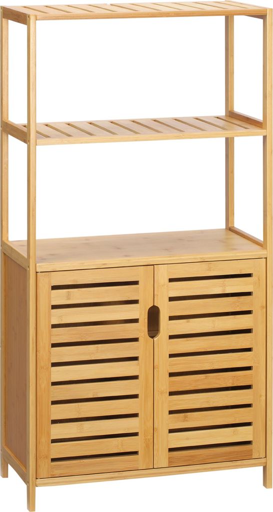 kleankin Meuble salle de bain en bambou, armoire salle de Image du produit 