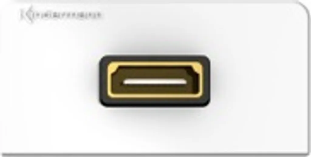 Kindermann 7456-542 Cache Konnect Design HDMI avec Câble RAL 9010