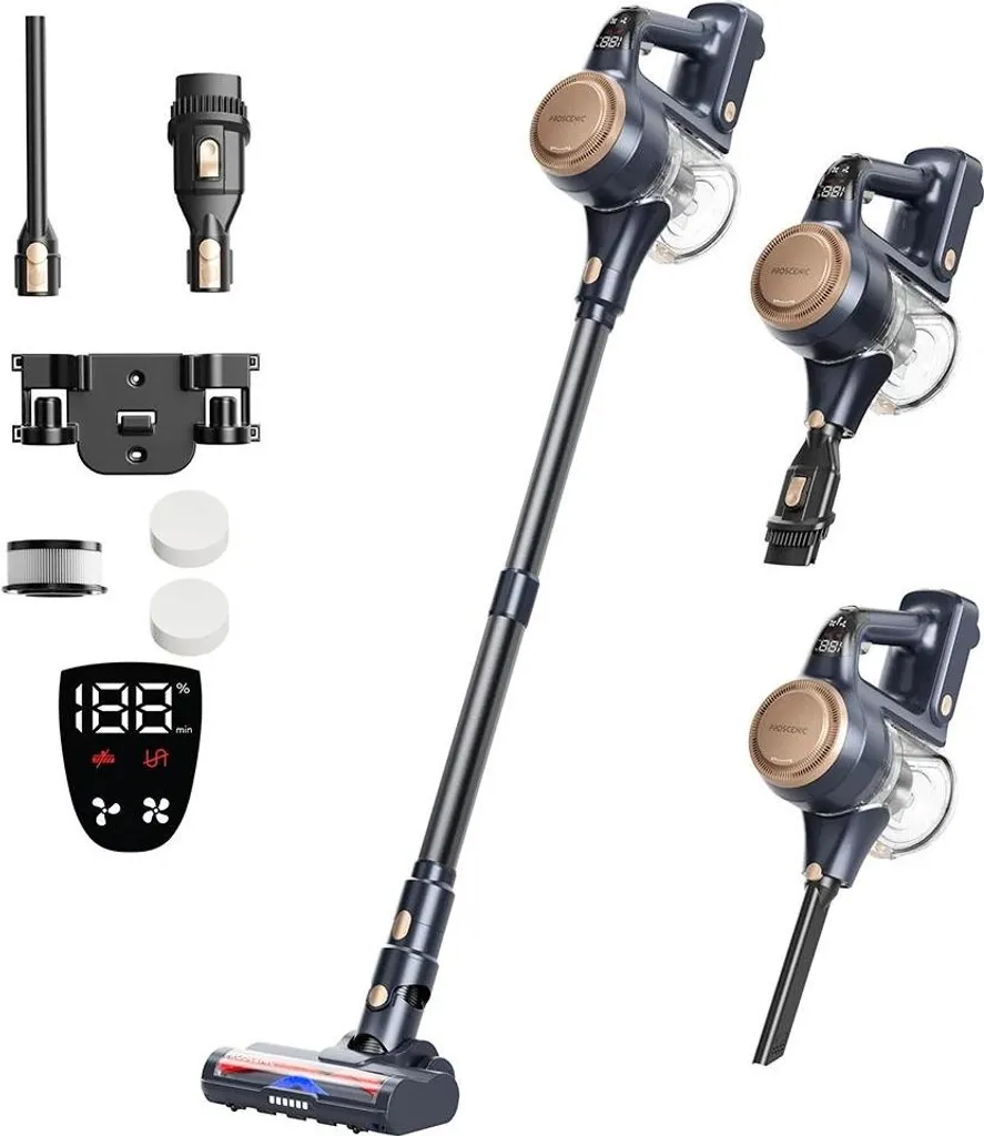 Aspirateur sans fil idéal poils animaux Proscenic P11 Lite sols et tapis