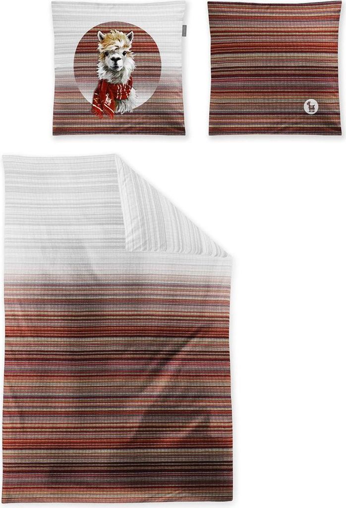 Irisette Flausch-Baumwolle Bettwäsche-Garnitur Zobel 8556  Produktbild 