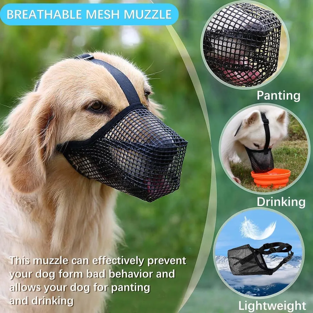 Museruola FWLWTWSS Morbida per Cani: Cammina in Totale Sicurezza - 3