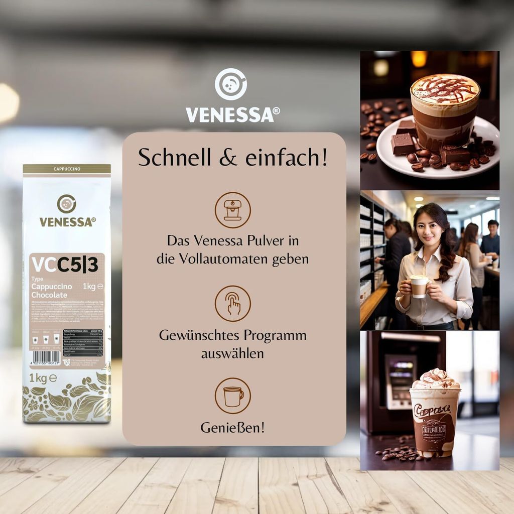 VENESSA Cappuccino Chocolate VC5/3 Aromatisiertes Produktbild 6