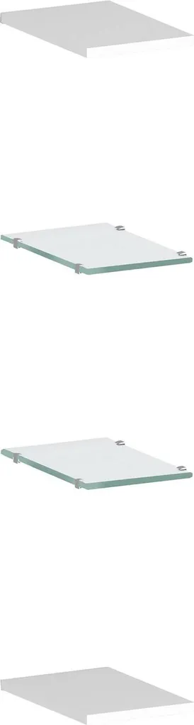 Étagère Ema Blanc Brillant 20x27 cm - Finition Italienne Haute Qualité