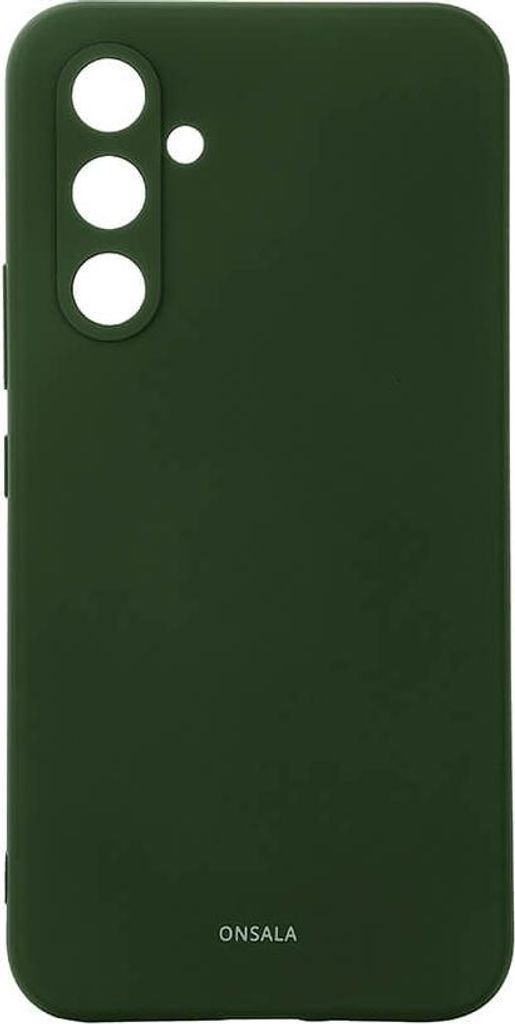 ONSALA Backcover Sil Touch Samsung A55 5G Olivgrün