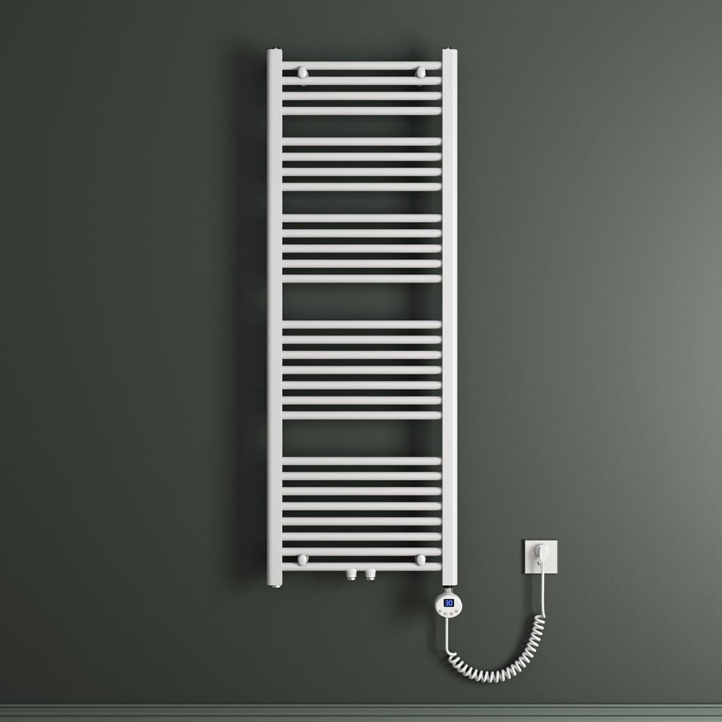 Mai & Mai Badheizkörper Elektrisch 60x140 cm Weiß, Produktbild 