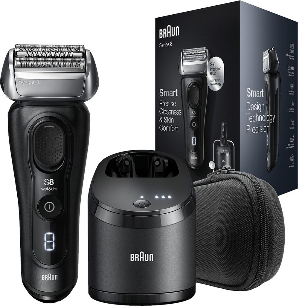 Braun Series 8 8460cc Wet&Dry, Folienschaber, Schwarz, Produktbild 