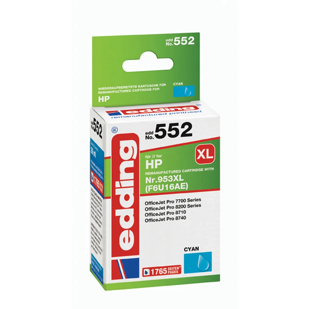 Cartuccia Ciano EDD-552 Compatibile HP 953XL | Resa 1.765 Pagine