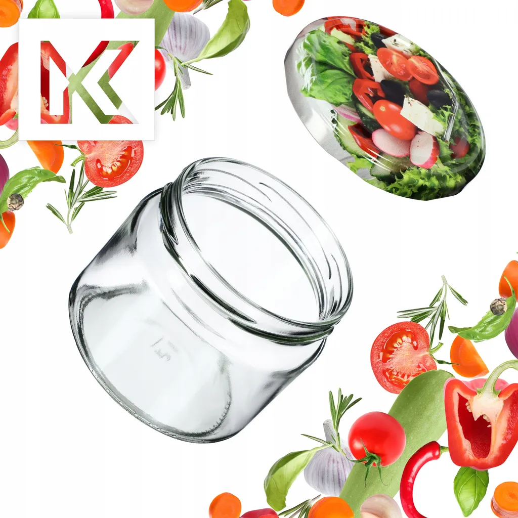 Set 50 Barattoli Vetro 330ml KADAX per Marmellata e Conserve Alimentari - 4