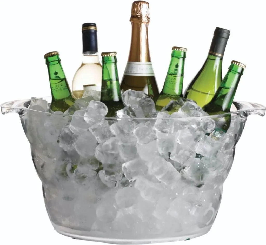 BarCraft Rafraîchisseur de Bouteille Transparent Grand Modèle Design
