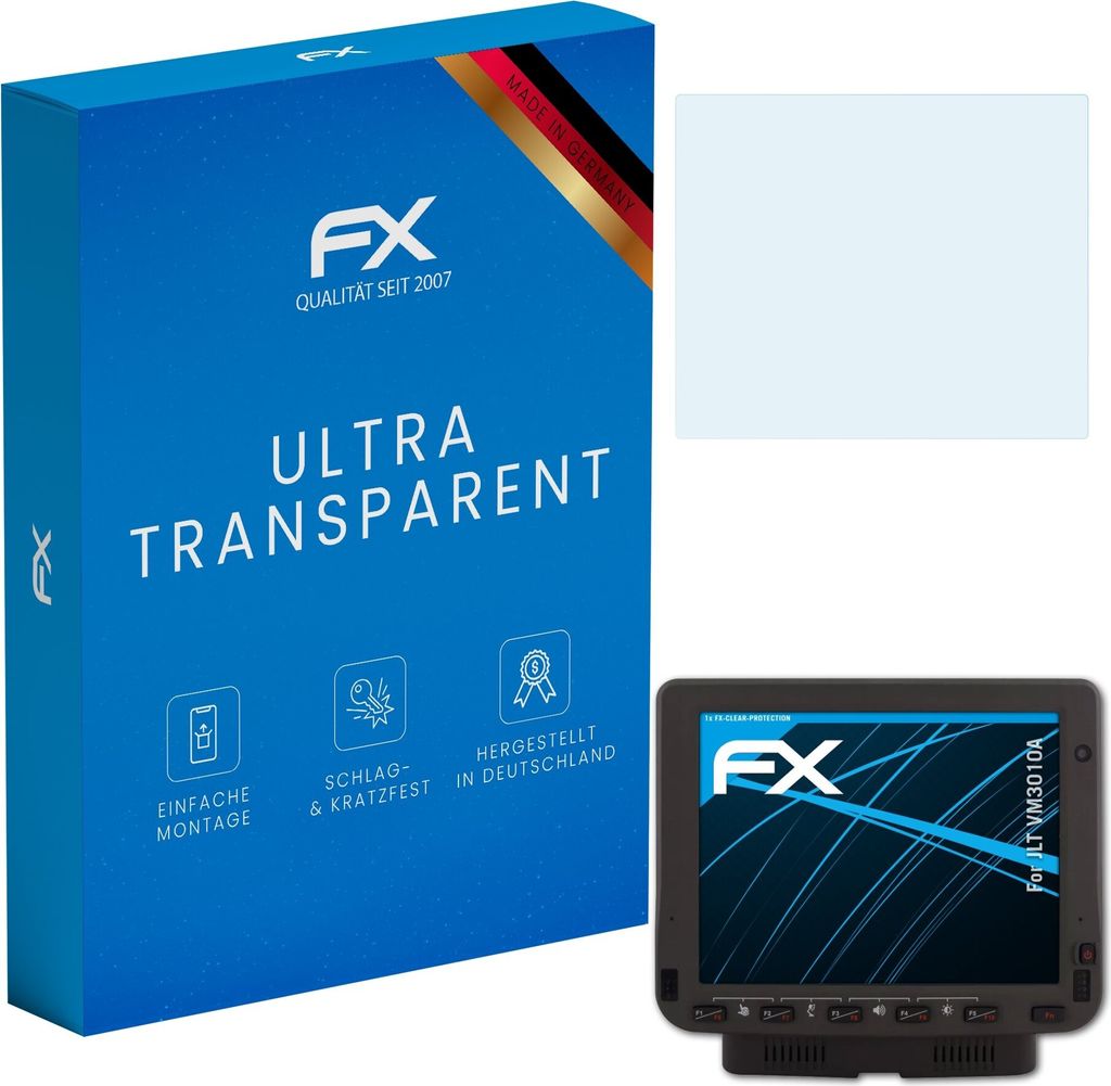 atFoliX FX-Clear Schutzfolie kompatibel mit JLT VM3010A Displayschutzfolie