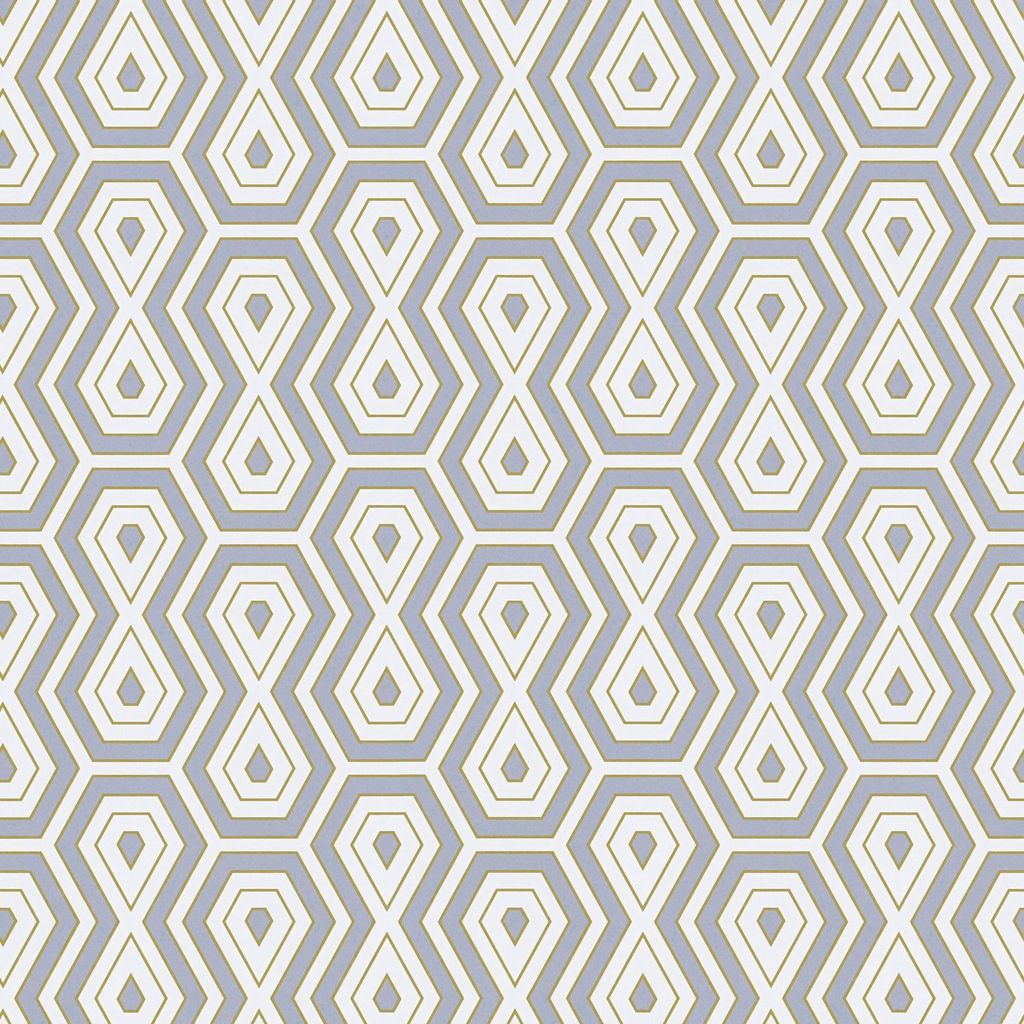 Profhome 377076-GU Grafik Tapete Retro matt grau gold weiß Produktbild 