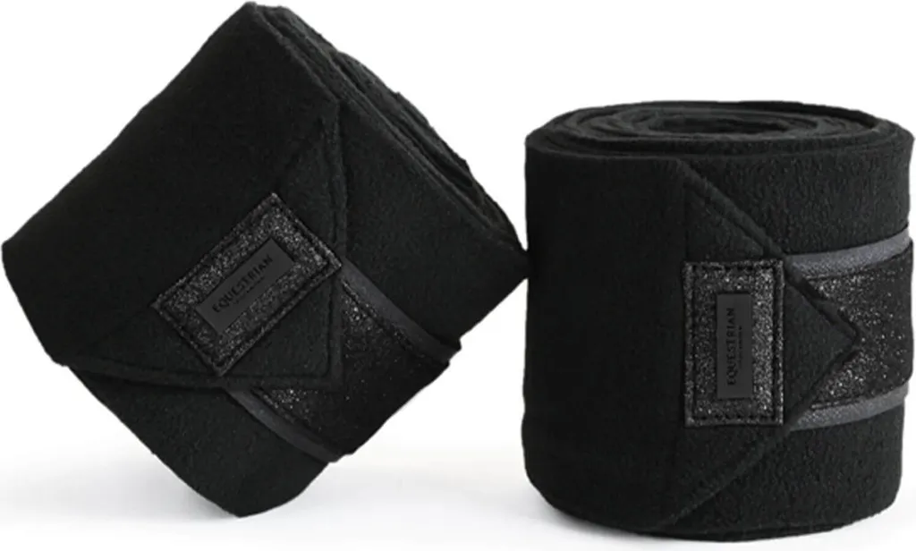 Bandes Equestrian Stockholm All Black Glimmer - Détails brillants