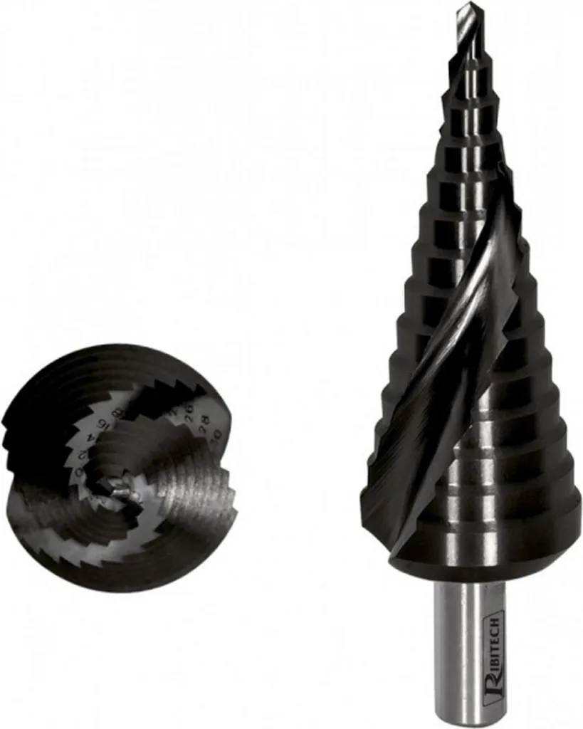 Fôret étagé spiralé M35 HSS Cobalt 4-30mm Ribimex PRFEX10434C/B