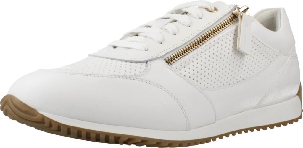 GEOX D CALITHE Damen Freizeitschuhe – Atmungsaktive Schuhe für den Alltag in Weiß