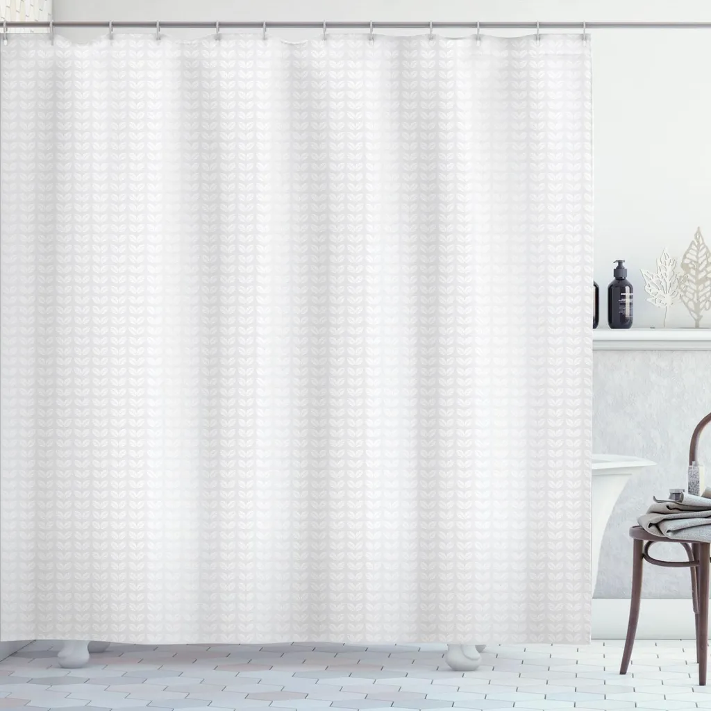 Tenda Doccia Antimuffa ABAKUHAUS 175x240 | Tessuto Lavabile Moderno