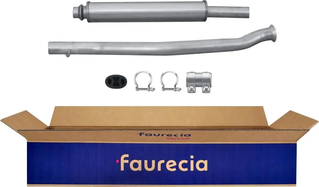 Silencieux central FAURECIA Expertise pour PEUGEOT 206 1.4i et 1.6i 16V