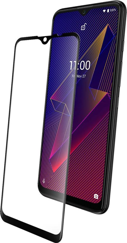 Wiko, Glas-Folie für Wiko Power U20 extrem widerstandsfähig, Transparent