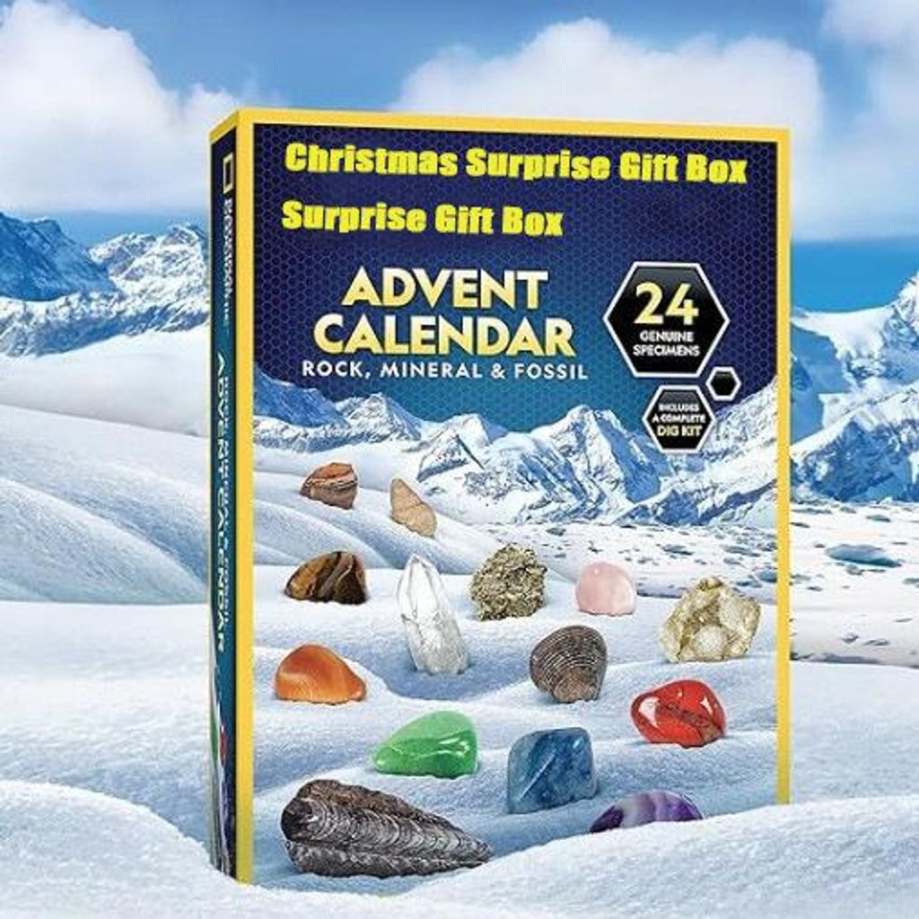 National Geographic Adventskalender mit Steinsammlung aus Produktbild 
