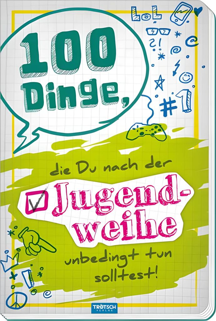 Trötsch 100 Dinge zur Jugendweihe 13 x 20 cm, 128 Seiten Produktbild 