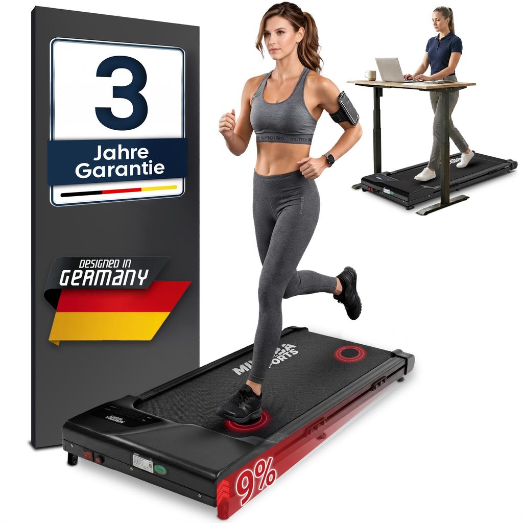 Miweba Sports Walking Pad | Laufband für Zuhause - Jogging Produktbild 