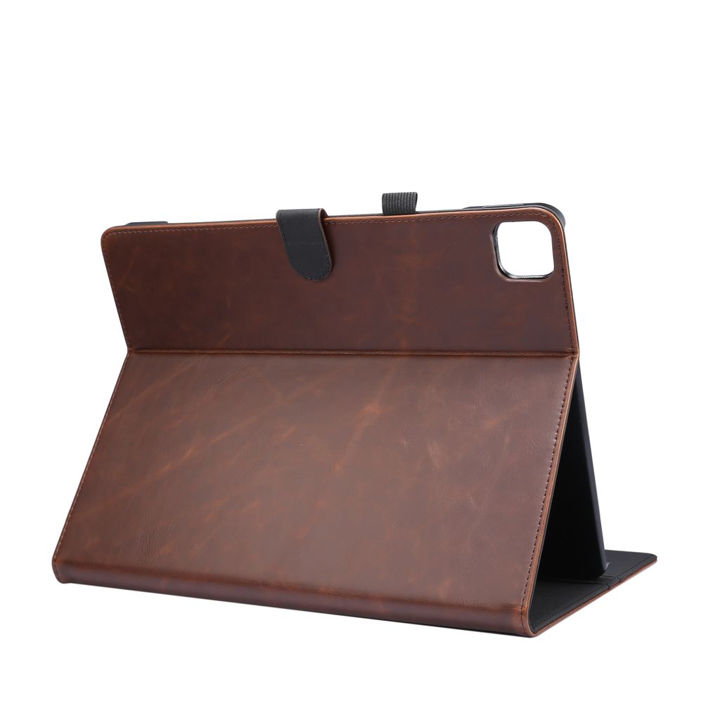 Schutz Hülle für Apple iPad Pro 12.9" 3.+4. Generation 2020 2018 Case Etui Smart Cover Tasche - DUNKELBRAUN