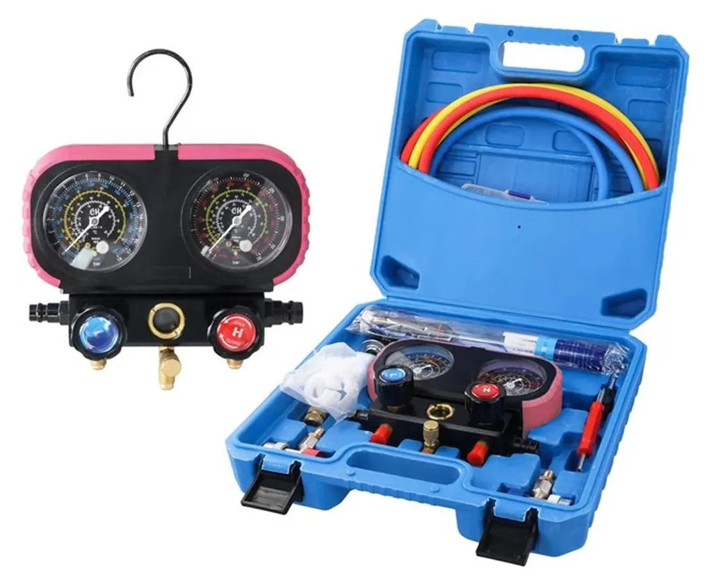 Manomètre climatisation automobile R134a R12 R22 kit de diagnostic complet