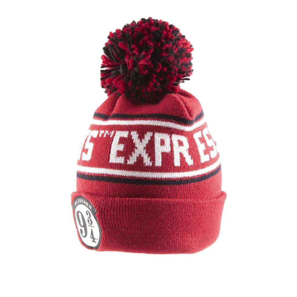 Bonnet Harry Potter Pom Platform Badge en Maille Douce Patch Brodé - 4