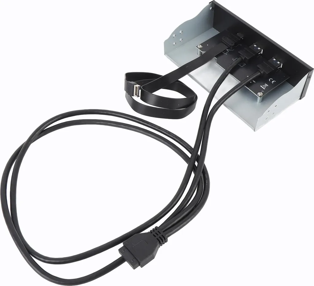 Hub USB C 20 Gbit/s Panneau Frontal GEN2x2 pour Unité Centrale 5.25" - 5