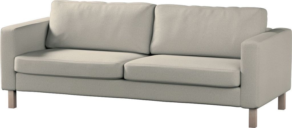 Dekoria Bezug für Karlstad Schlafsofa, beige, Bezug für Karlstad 3-Sitzer ausklappbar