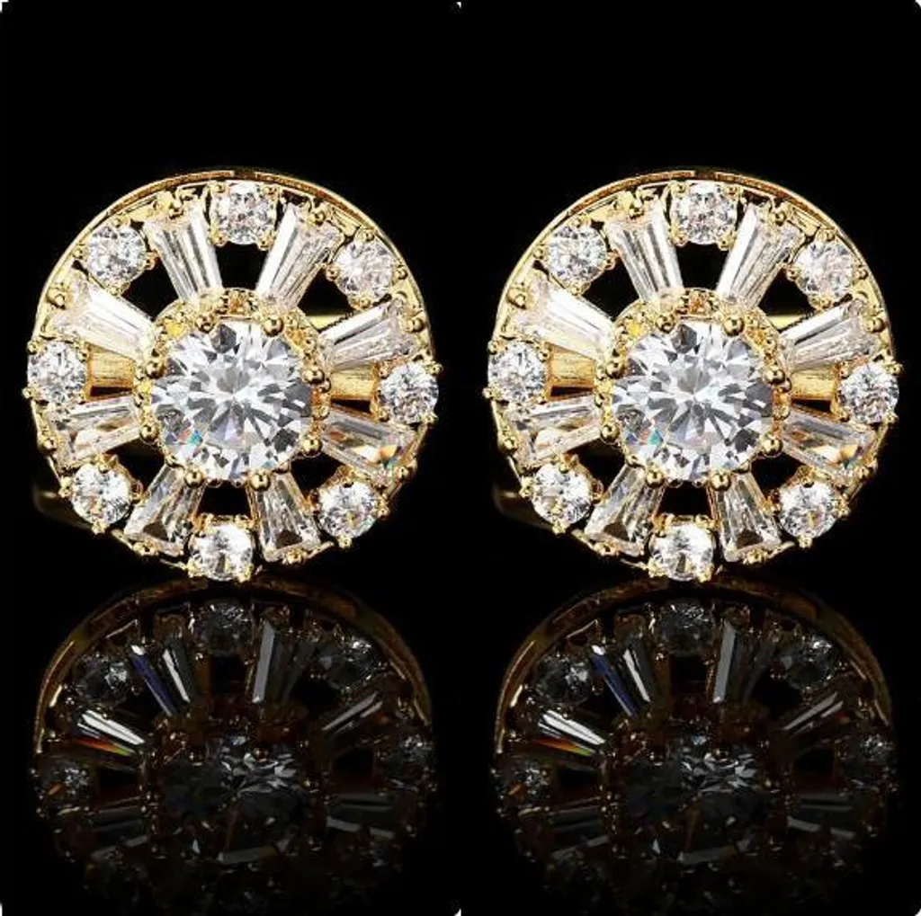 Boutons de manchette désir humain design argenté finition haut de gamme