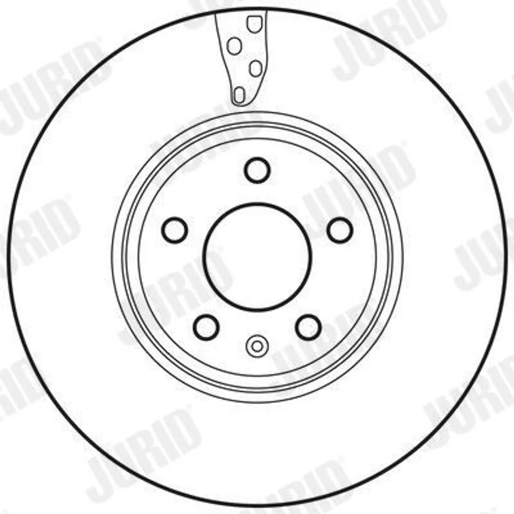 Disque de frein JURID 562466JC anti-corrosion pour AUDI A4 A5 Sportback