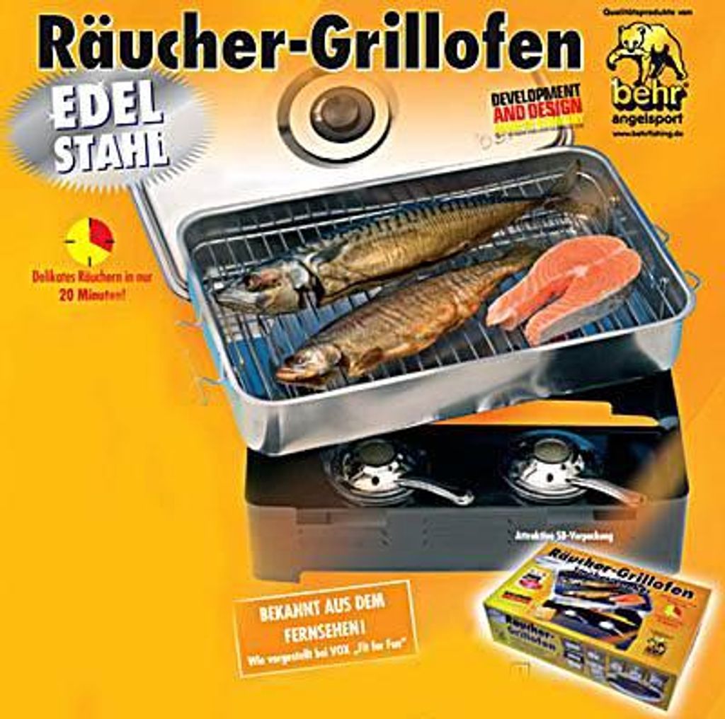 Räucherofen Edelstahl Räuchern Tischräucherofen Behr Produktbild 